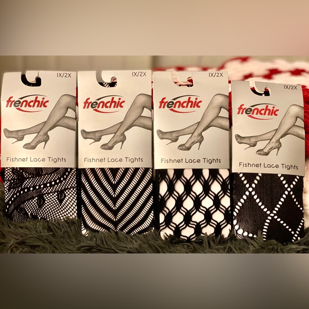 Frenchic Fishnet Lace Tights